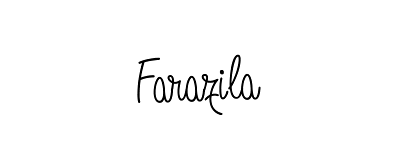 Also we have Farazila name is the best signature style. Create professional handwritten signature collection using Angelique-Rose-font-FFP autograph style. Farazila signature style 5 images and pictures png