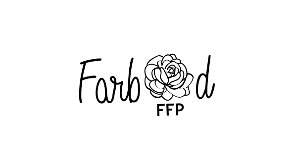 Best and Professional Signature Style for Farb0d. Angelique-Rose-font-FFP Best Signature Style Collection. Farb0d signature style 5 images and pictures png