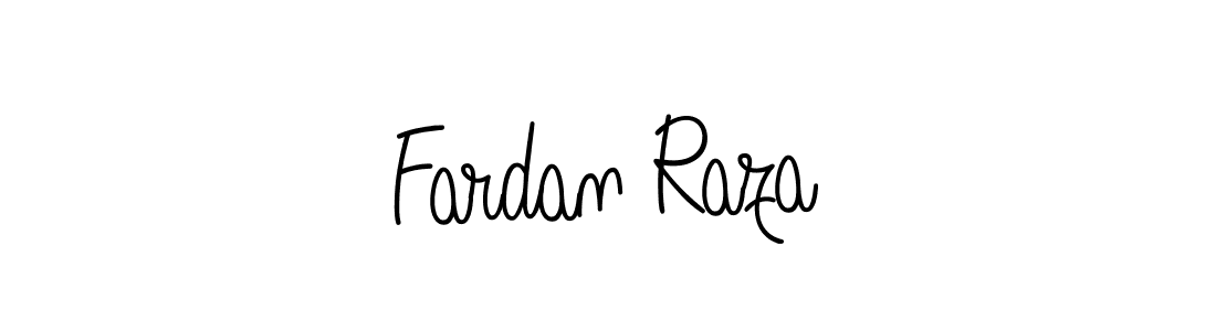 How to make Fardan Raza signature? Angelique-Rose-font-FFP is a professional autograph style. Create handwritten signature for Fardan Raza name. Fardan Raza signature style 5 images and pictures png
