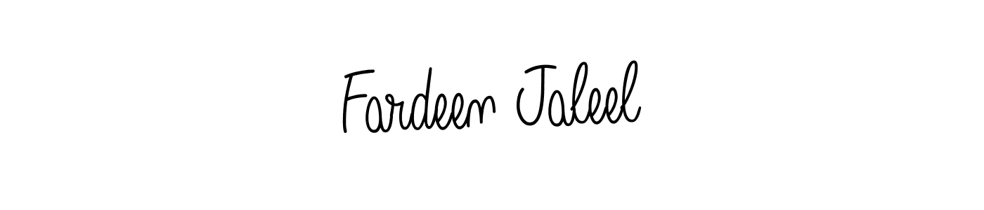 It looks lik you need a new signature style for name Fardeen Jaleel. Design unique handwritten (Angelique-Rose-font-FFP) signature with our free signature maker in just a few clicks. Fardeen Jaleel signature style 5 images and pictures png