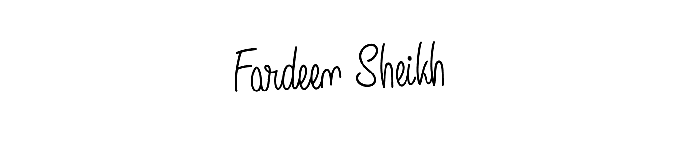 Once you've used our free online signature maker to create your best signature Angelique-Rose-font-FFP style, it's time to enjoy all of the benefits that Fardeen Sheikh name signing documents. Fardeen Sheikh signature style 5 images and pictures png