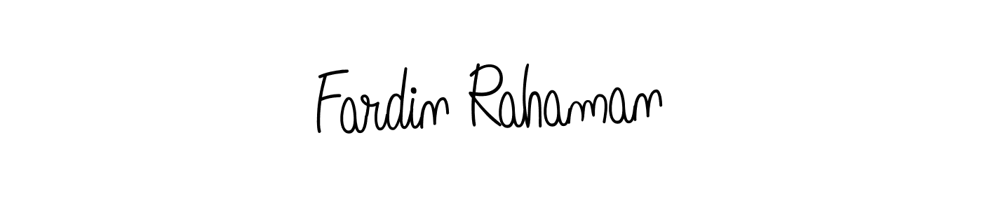 Make a short Fardin Rahaman signature style. Manage your documents anywhere anytime using Angelique-Rose-font-FFP. Create and add eSignatures, submit forms, share and send files easily. Fardin Rahaman signature style 5 images and pictures png