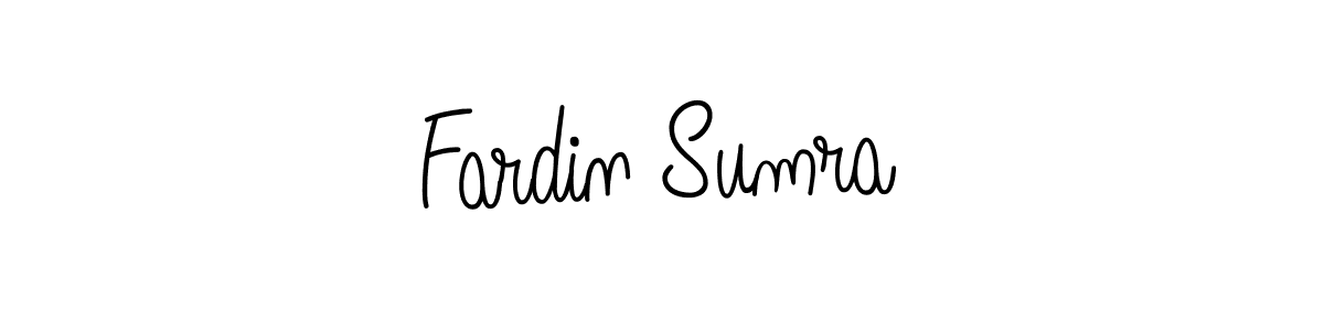 Also we have Fardin Sumra name is the best signature style. Create professional handwritten signature collection using Angelique-Rose-font-FFP autograph style. Fardin Sumra signature style 5 images and pictures png