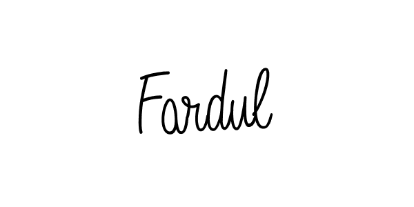 Best and Professional Signature Style for Fardul. Angelique-Rose-font-FFP Best Signature Style Collection. Fardul signature style 5 images and pictures png