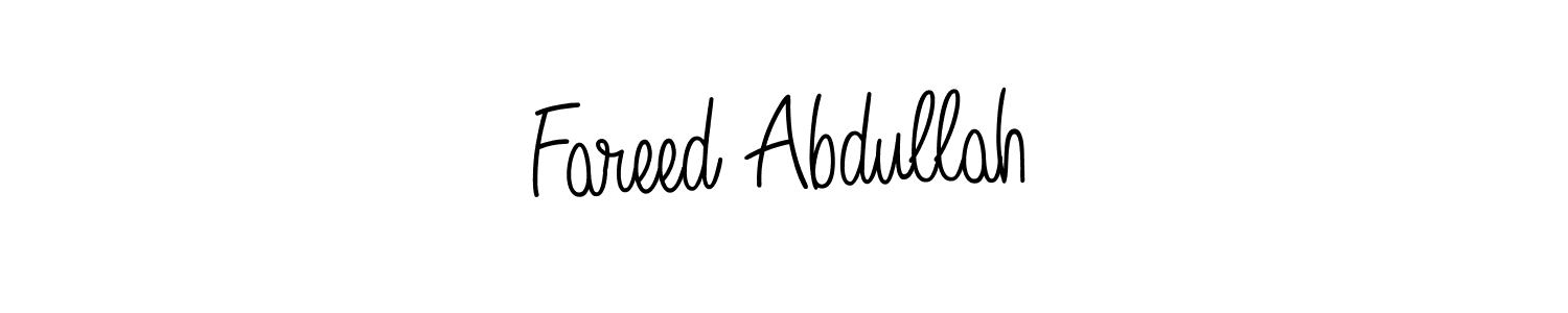 This is the best signature style for the Fareed Abdullah name. Also you like these signature font (Angelique-Rose-font-FFP). Mix name signature. Fareed Abdullah signature style 5 images and pictures png