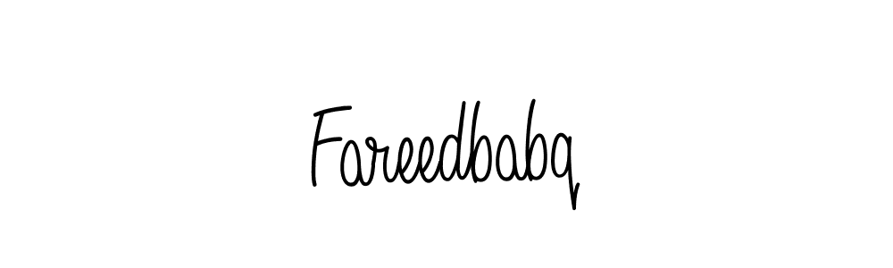 Also we have Fareedbabq name is the best signature style. Create professional handwritten signature collection using Angelique-Rose-font-FFP autograph style. Fareedbabq signature style 5 images and pictures png