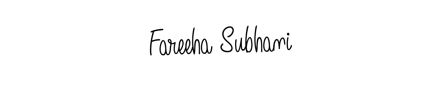 This is the best signature style for the Fareeha Subhani name. Also you like these signature font (Angelique-Rose-font-FFP). Mix name signature. Fareeha Subhani signature style 5 images and pictures png