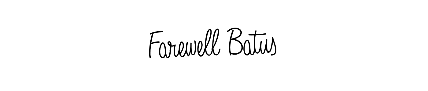 Design your own signature with our free online signature maker. With this signature software, you can create a handwritten (Angelique-Rose-font-FFP) signature for name Farewell Batus. Farewell Batus signature style 5 images and pictures png