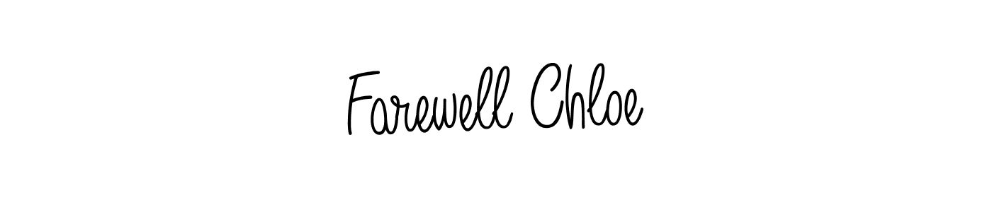 Similarly Angelique-Rose-font-FFP is the best handwritten signature design. Signature creator online .You can use it as an online autograph creator for name Farewell Chloe. Farewell Chloe signature style 5 images and pictures png