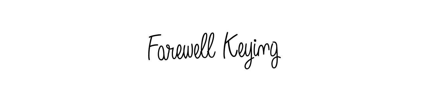 It looks lik you need a new signature style for name Farewell Keying. Design unique handwritten (Angelique-Rose-font-FFP) signature with our free signature maker in just a few clicks. Farewell Keying signature style 5 images and pictures png