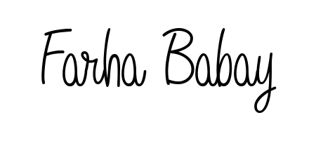 Express your personality with a custom Farha Babay signature crafted with Angelique-Rose-font-FFP typography. Free transparent PNG download available. Farha Babay signature style 5 images and pictures png