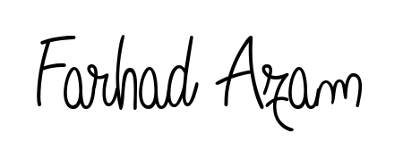 Use a signature maker to create a handwritten signature online. With this signature software, you can design (Angelique-Rose-font-FFP) your own signature for name Farhad Azam. Farhad Azam signature style 5 images and pictures png