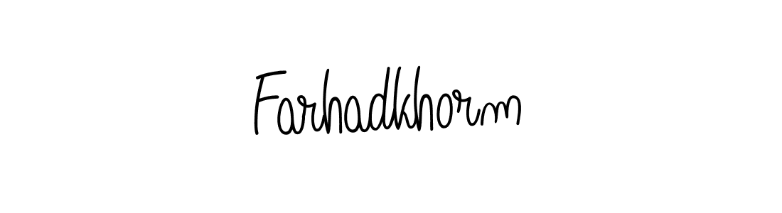 How to Draw Farhadkhorm signature style? Angelique-Rose-font-FFP is a latest design signature styles for name Farhadkhorm. Farhadkhorm signature style 5 images and pictures png