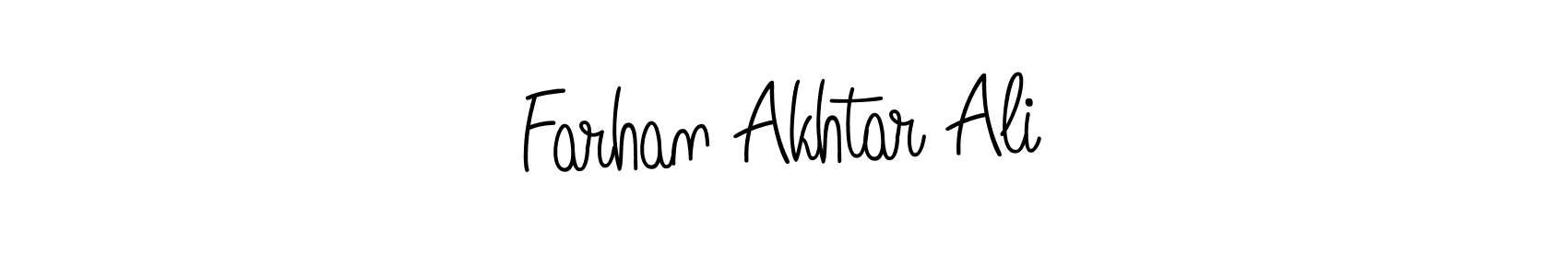 Also we have Farhan Akhtar Ali name is the best signature style. Create professional handwritten signature collection using Angelique-Rose-font-FFP autograph style. Farhan Akhtar Ali signature style 5 images and pictures png