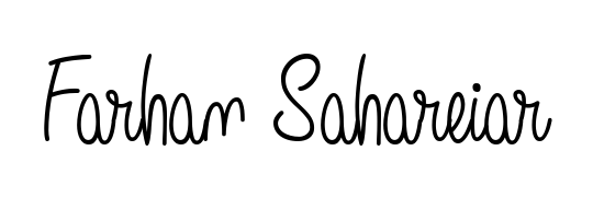 Discover how Farhan Sahareiar looks in an executive cursive font (Angelique-Rose-font-FFP). Perfect for legal documents, invoices, and certificates. Farhan Sahareiar signature style 5 images and pictures png