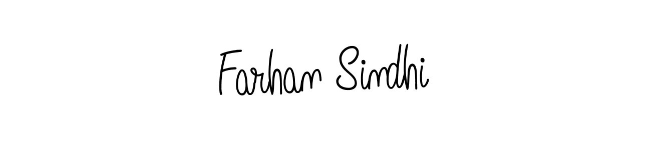 Angelique-Rose-font-FFP is a professional signature style that is perfect for those who want to add a touch of class to their signature. It is also a great choice for those who want to make their signature more unique. Get Farhan Sindhi name to fancy signature for free. Farhan Sindhi signature style 5 images and pictures png