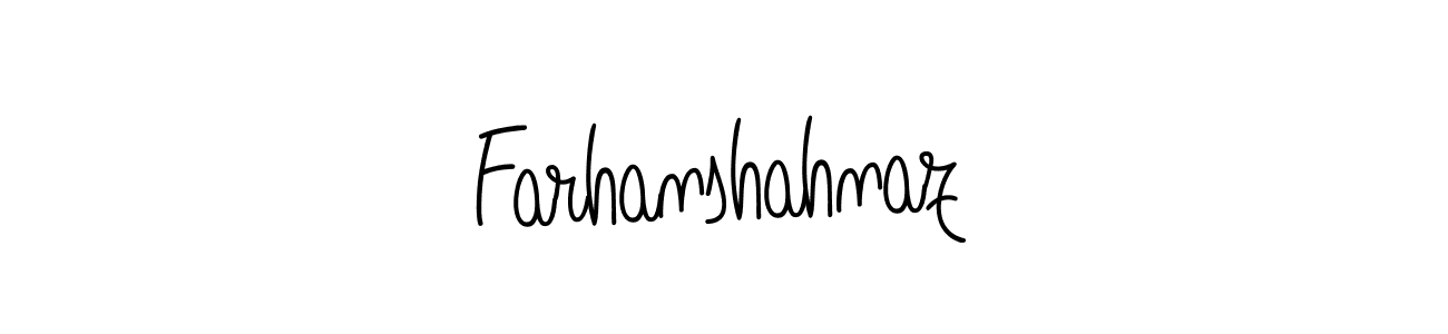 Make a short Farhanshahnaz signature style. Manage your documents anywhere anytime using Angelique-Rose-font-FFP. Create and add eSignatures, submit forms, share and send files easily. Farhanshahnaz signature style 5 images and pictures png