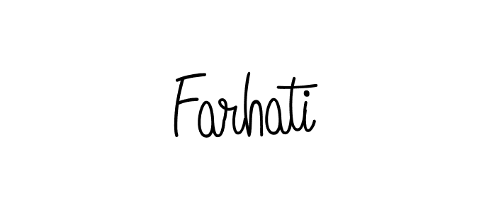 Once you've used our free online signature maker to create your best signature Angelique-Rose-font-FFP style, it's time to enjoy all of the benefits that Farhati name signing documents. Farhati signature style 5 images and pictures png