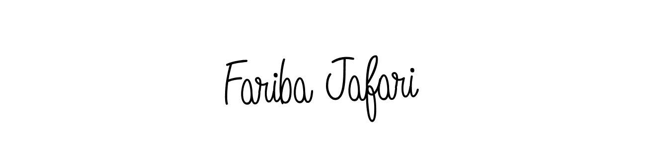 Also we have Fariba Jafari name is the best signature style. Create professional handwritten signature collection using Angelique-Rose-font-FFP autograph style. Fariba Jafari signature style 5 images and pictures png