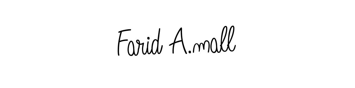 Check out images of Autograph of Farid A.mall name. Actor Farid A.mall Signature Style. Angelique-Rose-font-FFP is a professional sign style online. Farid A.mall signature style 5 images and pictures png