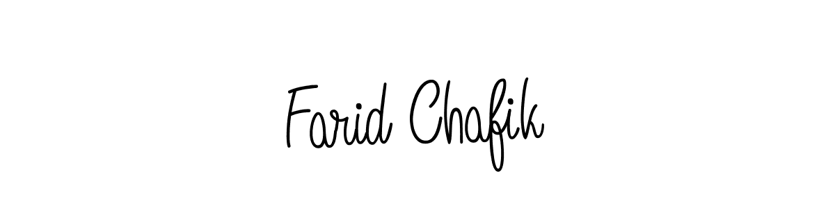 Make a beautiful signature design for name Farid Chafik. With this signature (Angelique-Rose-font-FFP) style, you can create a handwritten signature for free. Farid Chafik signature style 5 images and pictures png