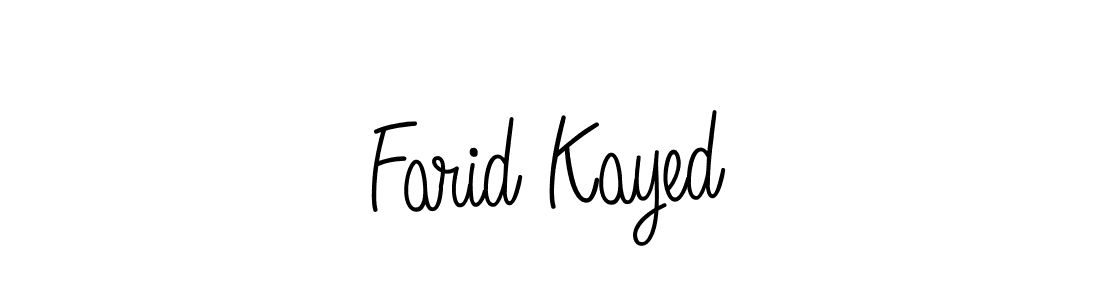 Create a beautiful signature design for name Farid Kayed. With this signature (Angelique-Rose-font-FFP) fonts, you can make a handwritten signature for free. Farid Kayed signature style 5 images and pictures png