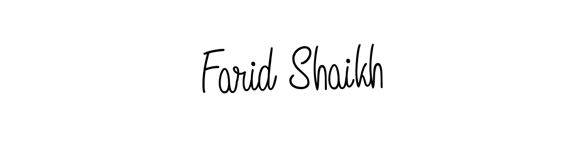 Once you've used our free online signature maker to create your best signature Angelique-Rose-font-FFP style, it's time to enjoy all of the benefits that Farid Shaikh name signing documents. Farid Shaikh signature style 5 images and pictures png