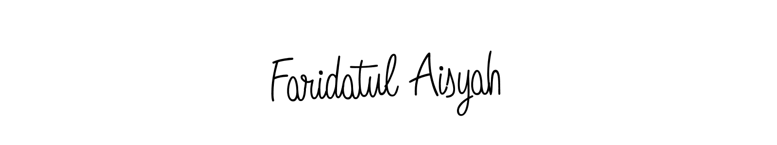 How to Draw Faridatul Aisyah signature style? Angelique-Rose-font-FFP is a latest design signature styles for name Faridatul Aisyah. Faridatul Aisyah signature style 5 images and pictures png