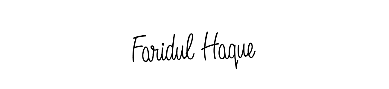 Make a beautiful signature design for name Faridul Haque. Use this online signature maker to create a handwritten signature for free. Faridul Haque signature style 5 images and pictures png