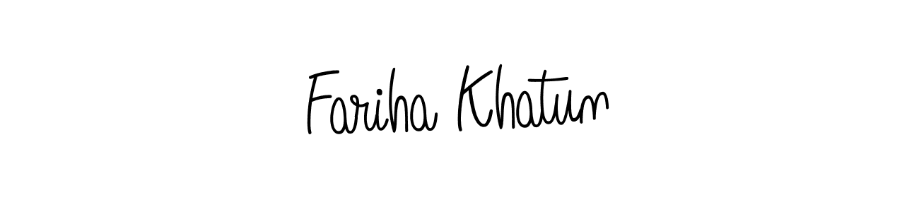 How to Draw Fariha Khatun signature style? Angelique-Rose-font-FFP is a latest design signature styles for name Fariha Khatun. Fariha Khatun signature style 5 images and pictures png
