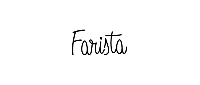 Also You can easily find your signature by using the search form. We will create Farista name handwritten signature images for you free of cost using Angelique-Rose-font-FFP sign style. Farista signature style 5 images and pictures png