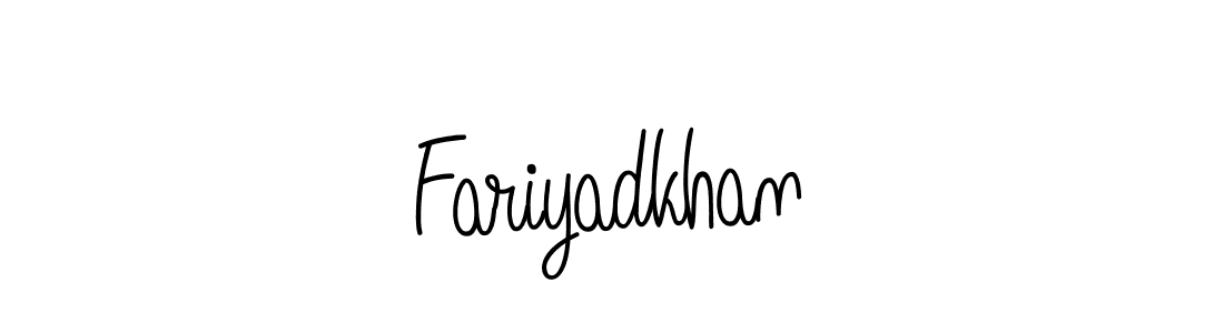 This is the best signature style for the Fariyadkhan name. Also you like these signature font (Angelique-Rose-font-FFP). Mix name signature. Fariyadkhan signature style 5 images and pictures png