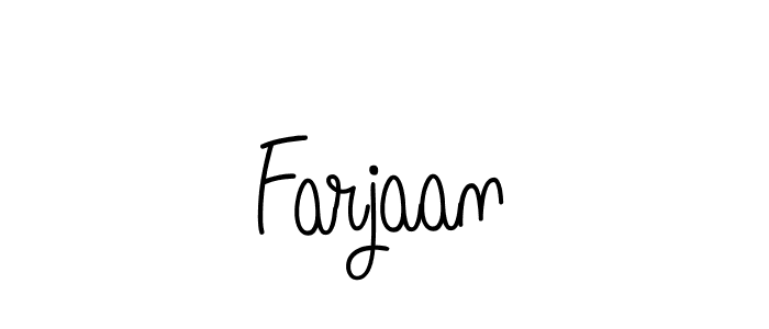 Also we have Farjaan name is the best signature style. Create professional handwritten signature collection using Angelique-Rose-font-FFP autograph style. Farjaan signature style 5 images and pictures png