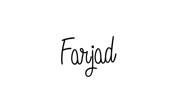 Also we have Farjad name is the best signature style. Create professional handwritten signature collection using Angelique-Rose-font-FFP autograph style. Farjad signature style 5 images and pictures png