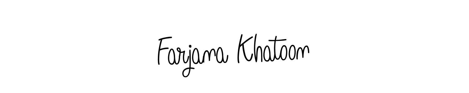 It looks lik you need a new signature style for name Farjana Khatoon. Design unique handwritten (Angelique-Rose-font-FFP) signature with our free signature maker in just a few clicks. Farjana Khatoon signature style 5 images and pictures png