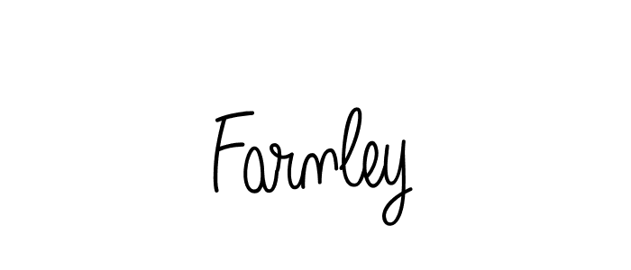 Make a beautiful signature design for name Farnley. With this signature (Angelique-Rose-font-FFP) style, you can create a handwritten signature for free. Farnley signature style 5 images and pictures png