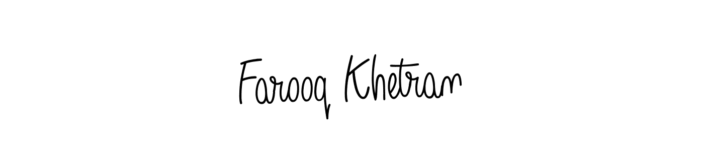 Check out images of Autograph of Farooq Khetran name. Actor Farooq Khetran Signature Style. Angelique-Rose-font-FFP is a professional sign style online. Farooq Khetran signature style 5 images and pictures png