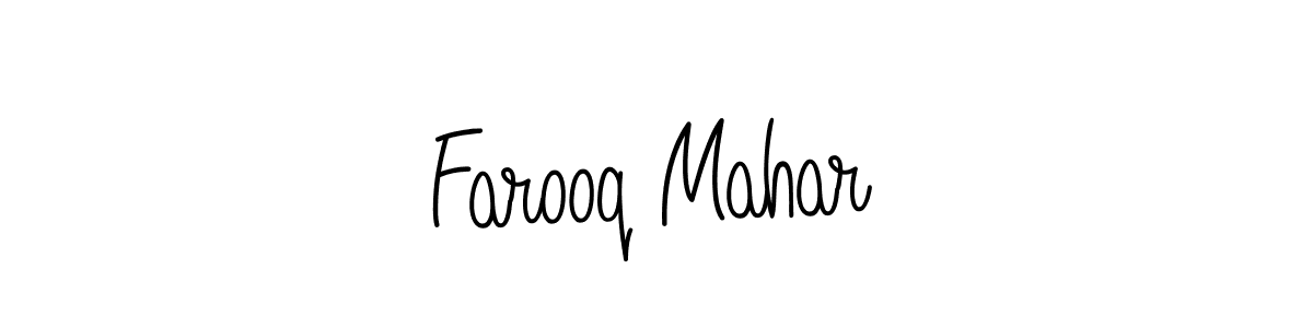 Check out images of Autograph of Farooq Mahar name. Actor Farooq Mahar Signature Style. Angelique-Rose-font-FFP is a professional sign style online. Farooq Mahar signature style 5 images and pictures png