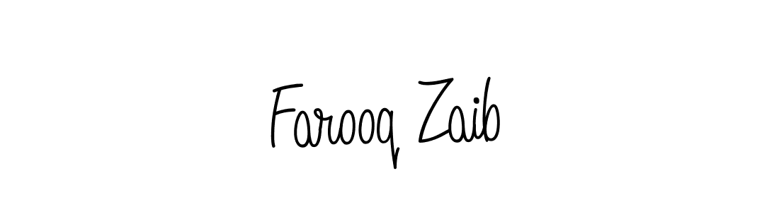 How to make Farooq Zaib signature? Angelique-Rose-font-FFP is a professional autograph style. Create handwritten signature for Farooq Zaib name. Farooq Zaib signature style 5 images and pictures png
