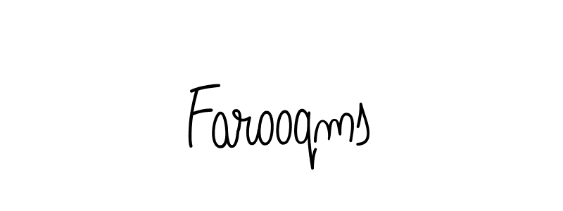 The best way (Angelique-Rose-font-FFP) to make a short signature is to pick only two or three words in your name. The name Farooqms include a total of six letters. For converting this name. Farooqms signature style 5 images and pictures png