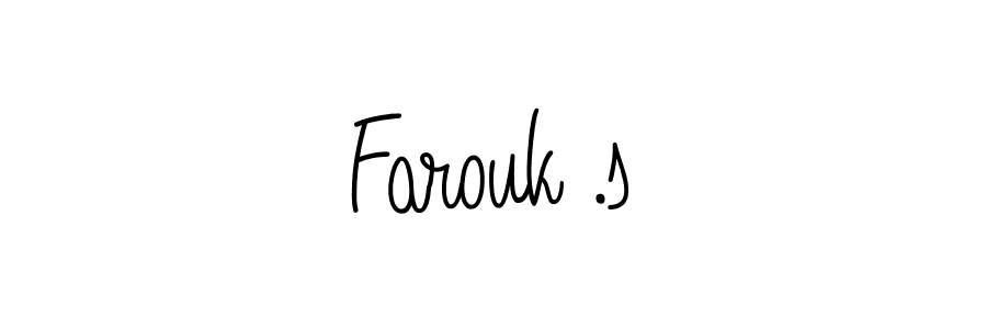 Best and Professional Signature Style for Farouk .s. Angelique-Rose-font-FFP Best Signature Style Collection. Farouk .s signature style 5 images and pictures png