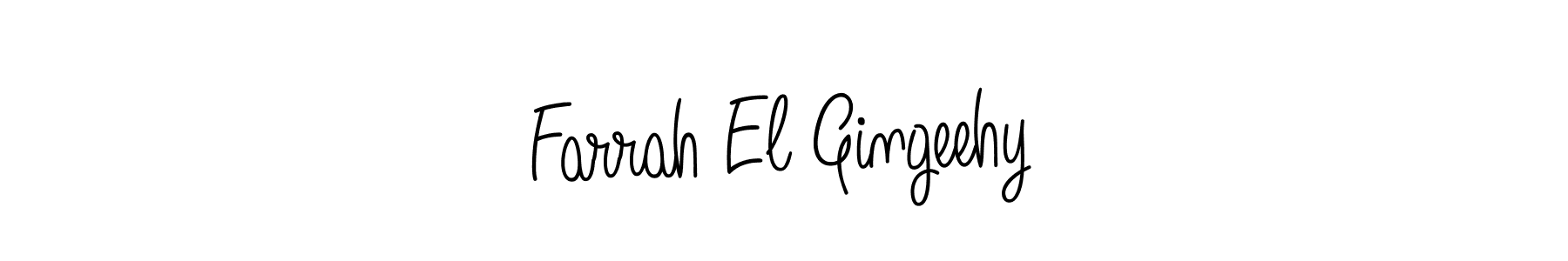 Best and Professional Signature Style for Farrah El Gingeehy. Angelique-Rose-font-FFP Best Signature Style Collection. Farrah El Gingeehy signature style 5 images and pictures png