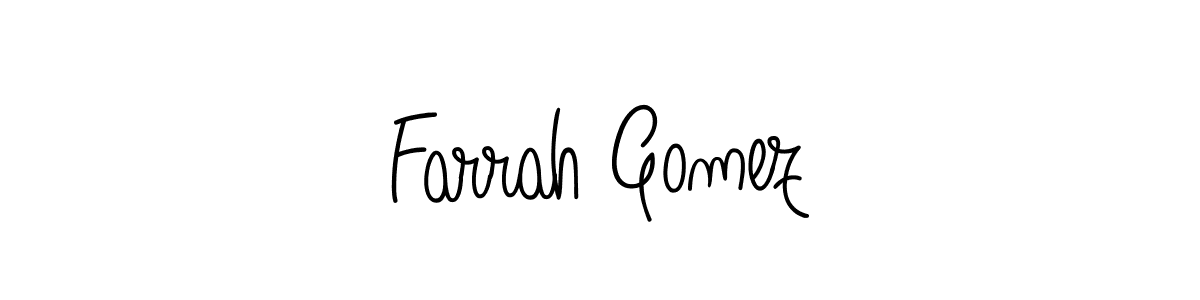How to Draw Farrah Gomez signature style? Angelique-Rose-font-FFP is a latest design signature styles for name Farrah Gomez. Farrah Gomez signature style 5 images and pictures png
