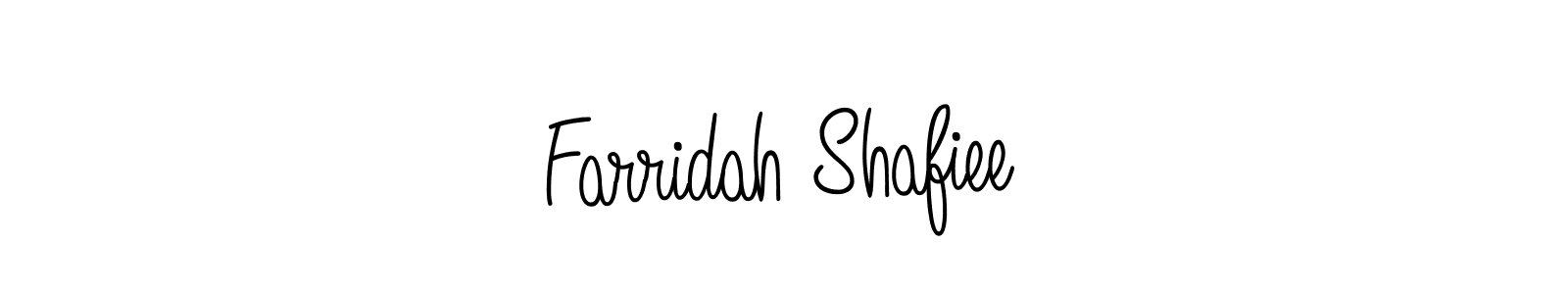 How to Draw Farridah Shafiee signature style? Angelique-Rose-font-FFP is a latest design signature styles for name Farridah Shafiee. Farridah Shafiee signature style 5 images and pictures png