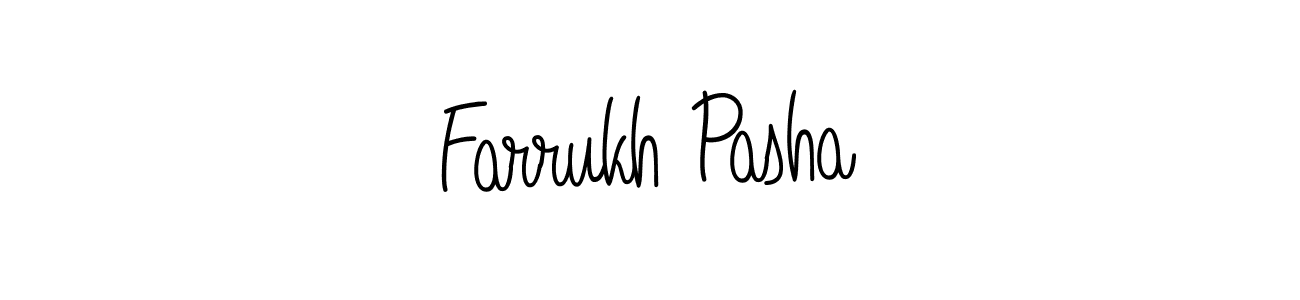 How to make Farrukh Pasha signature? Angelique-Rose-font-FFP is a professional autograph style. Create handwritten signature for Farrukh Pasha name. Farrukh Pasha signature style 5 images and pictures png