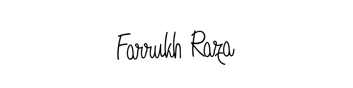 Angelique-Rose-font-FFP is a professional signature style that is perfect for those who want to add a touch of class to their signature. It is also a great choice for those who want to make their signature more unique. Get Farrukh Raza name to fancy signature for free. Farrukh Raza signature style 5 images and pictures png