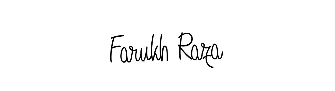 Angelique-Rose-font-FFP is a professional signature style that is perfect for those who want to add a touch of class to their signature. It is also a great choice for those who want to make their signature more unique. Get Farukh Raza name to fancy signature for free. Farukh Raza signature style 5 images and pictures png