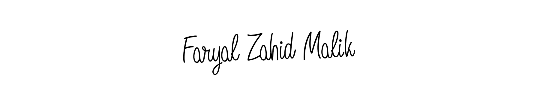 Here are the top 10 professional signature styles for the name Faryal Zahid Malik. These are the best autograph styles you can use for your name. Faryal Zahid Malik signature style 5 images and pictures png