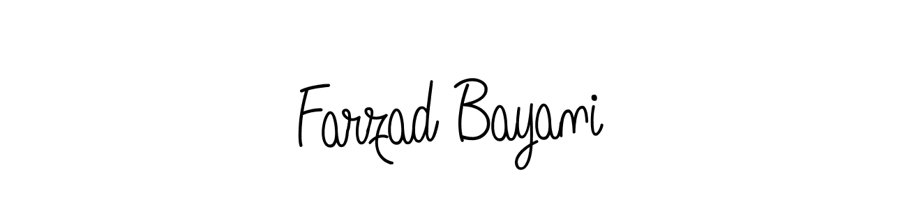 if you are searching for the best signature style for your name Farzad Bayani. so please give up your signature search. here we have designed multiple signature styles  using Angelique-Rose-font-FFP. Farzad Bayani signature style 5 images and pictures png