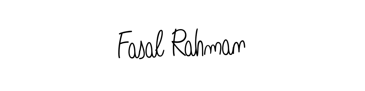 Design your own signature with our free online signature maker. With this signature software, you can create a handwritten (Angelique-Rose-font-FFP) signature for name Fasal Rahman. Fasal Rahman signature style 5 images and pictures png